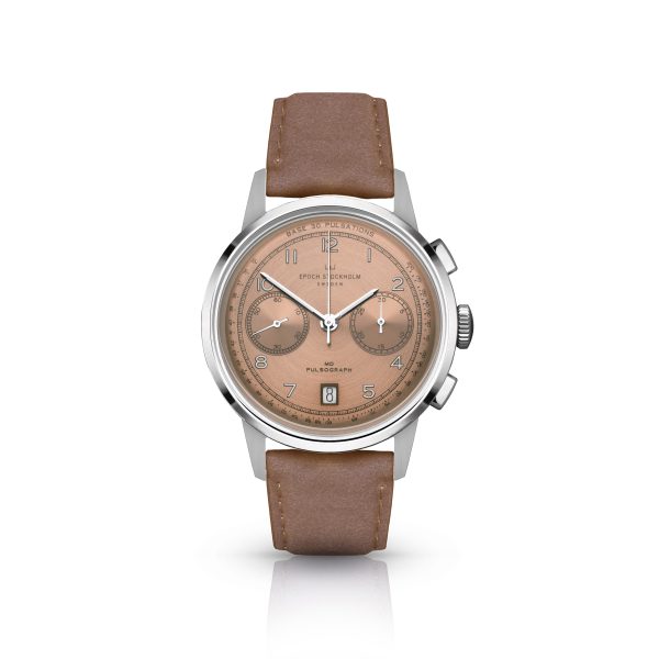 MD Pulsograph Copper with Brown Suede Strap